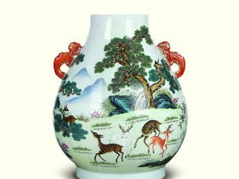图 粉彩百鹿尊正规鉴定私下交易去哪里 成都艺术收藏品